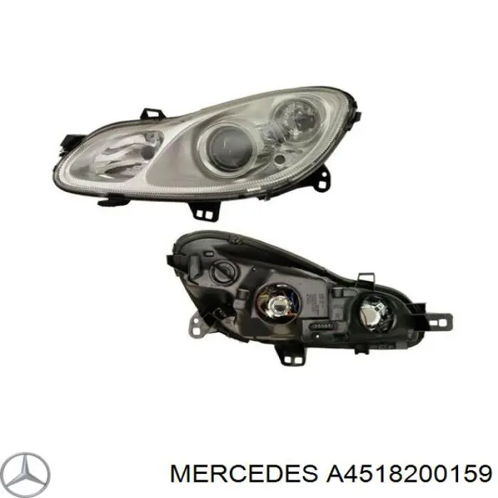 A4518200159 Mercedes faro izquierdo