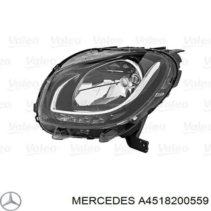 A4518200559 Mercedes faro izquierdo