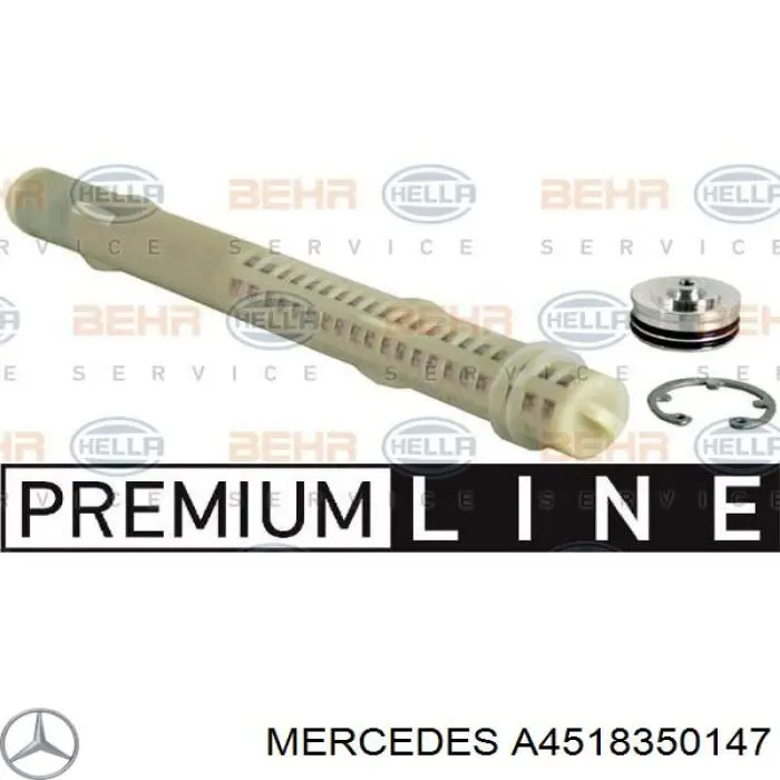 Filtro deshidratador aire acondicionado Mercedes A4518350147 precio, desde 31,75 EUR