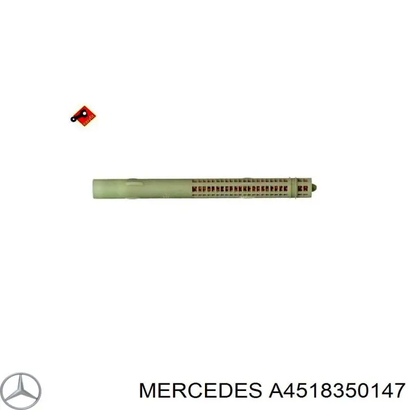 A4518350147 Mercedes receptor-secador del aire acondicionado