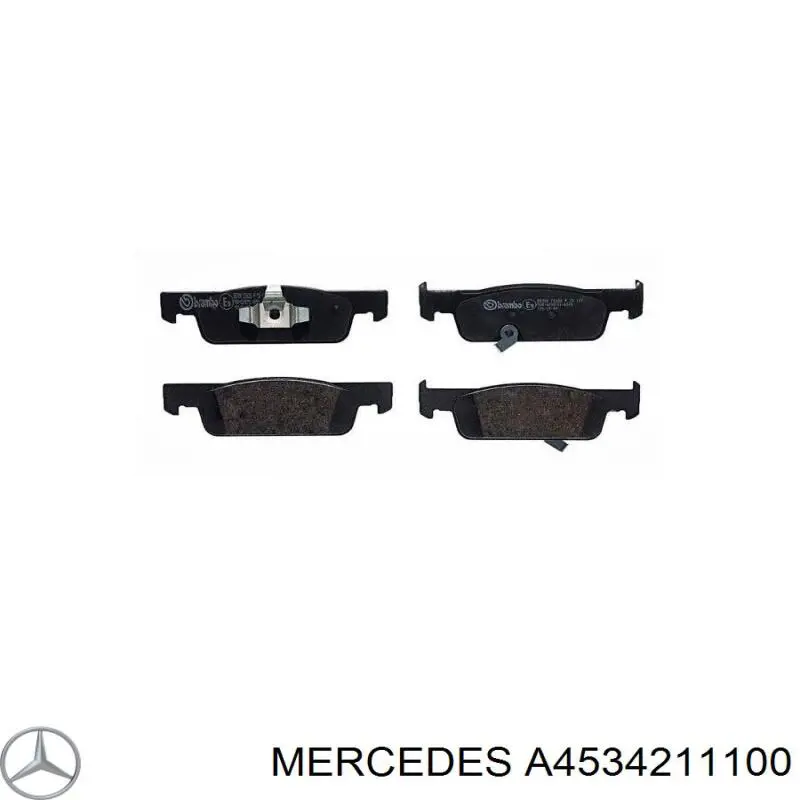 4534211100 Mercedes disco de freno delantero