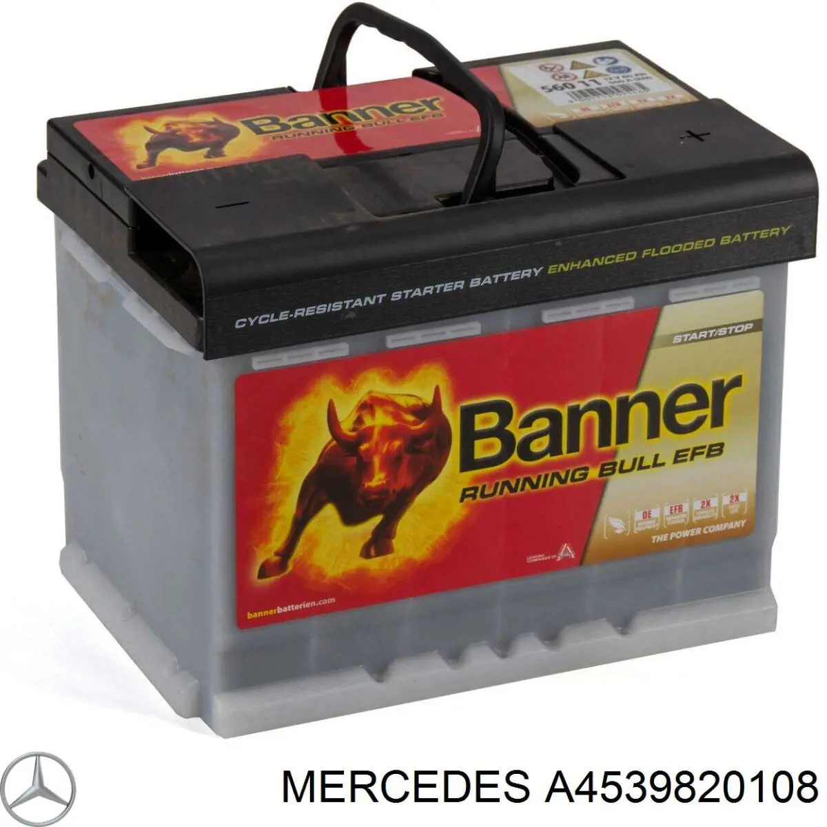 Batería de Arranque Mercedes (4539820108)