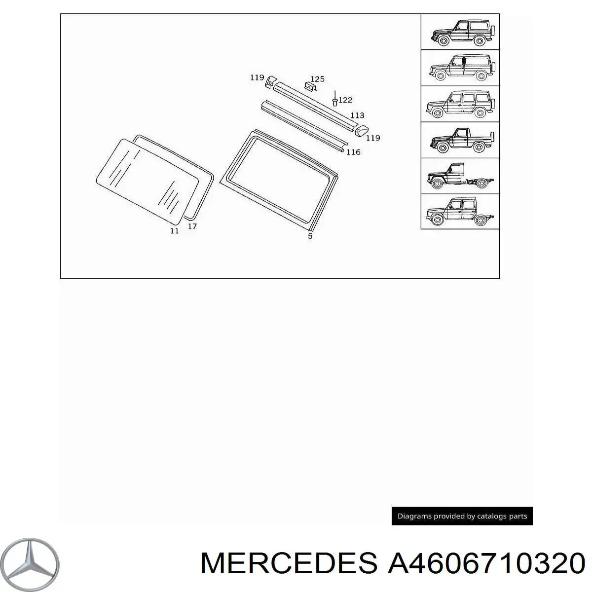 Junta del parabrisas FPS GS4615P110X precio, desde 73,33 EUR