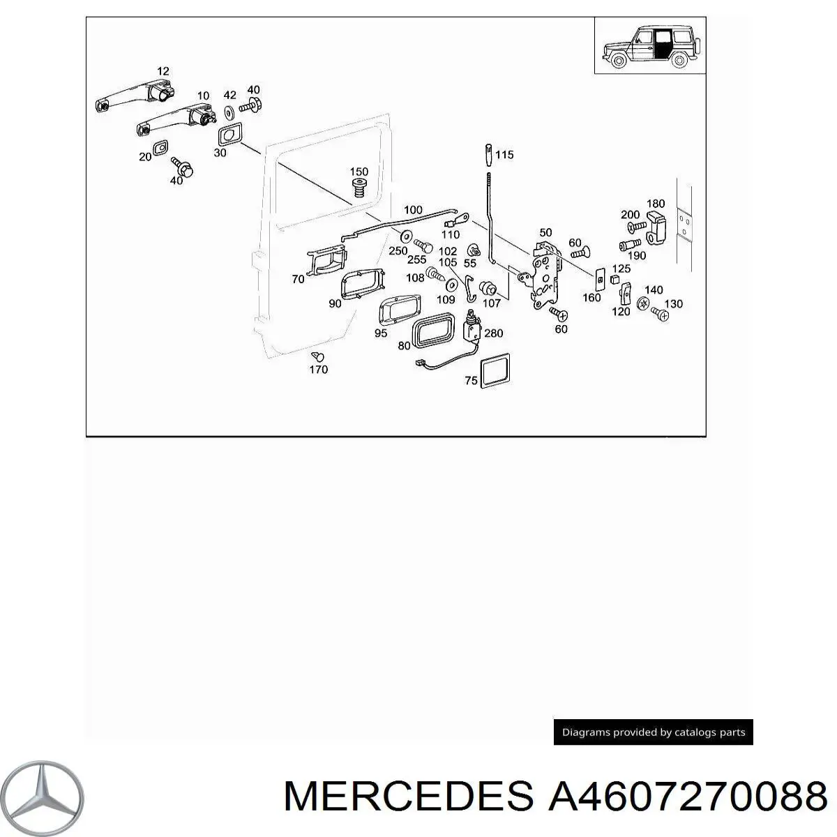 A4607270088 Mercedes 