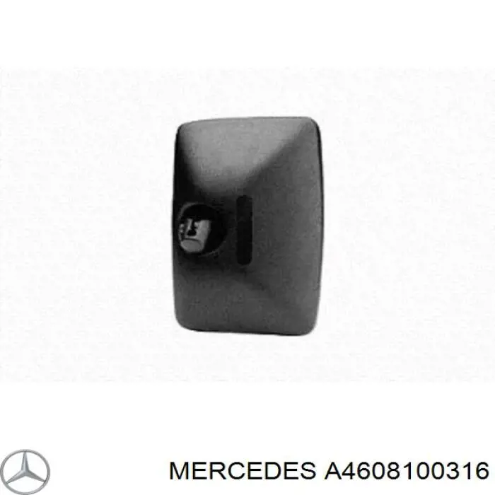 A4608100316 Mercedes retrovisor