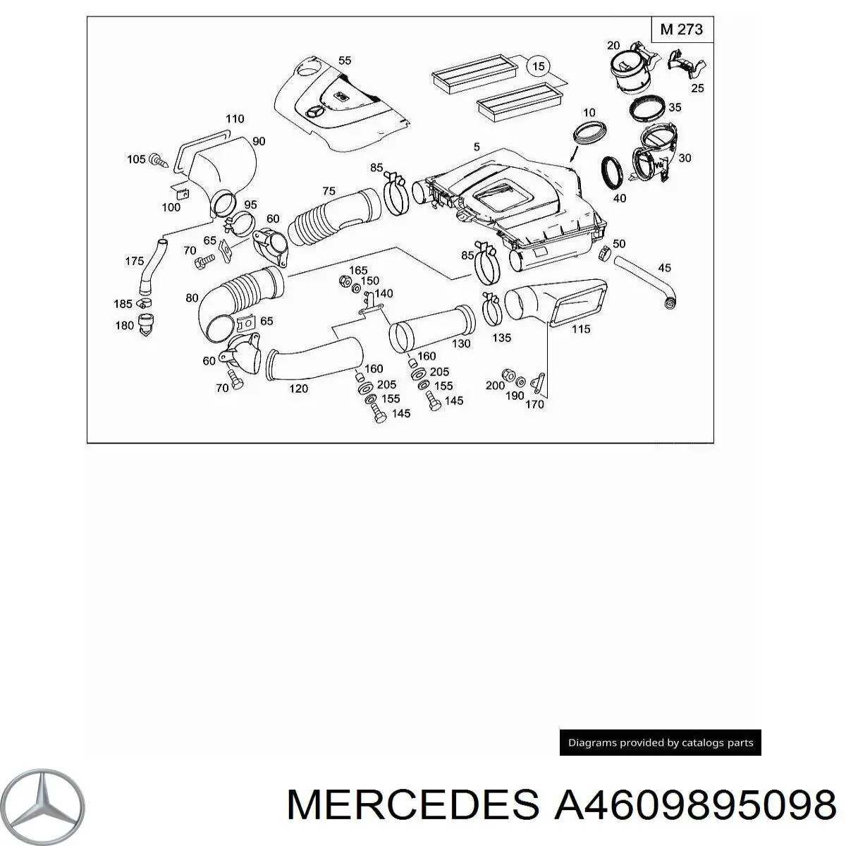  Mercedes A4609895098 precio, desde 46,70 EUR