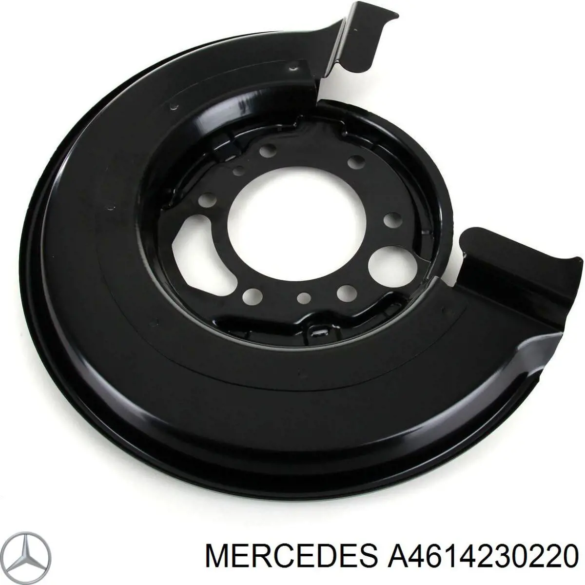 A4614230220 Mercedes chapa protectora contra salpicaduras, disco de freno trasero derecho