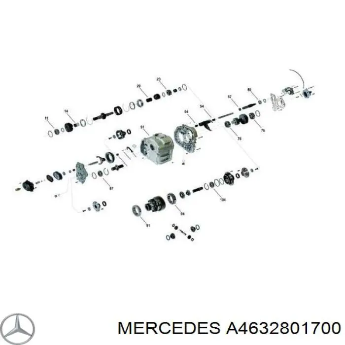 Caja de transfer Mercedes G I