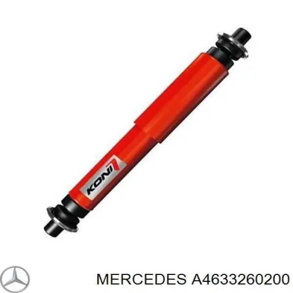 A4633260200 Mercedes amortiguador trasero