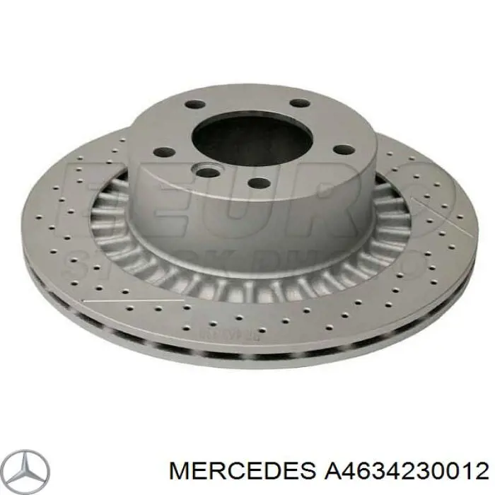 A4634230012 Mercedes Freno de disco trasero