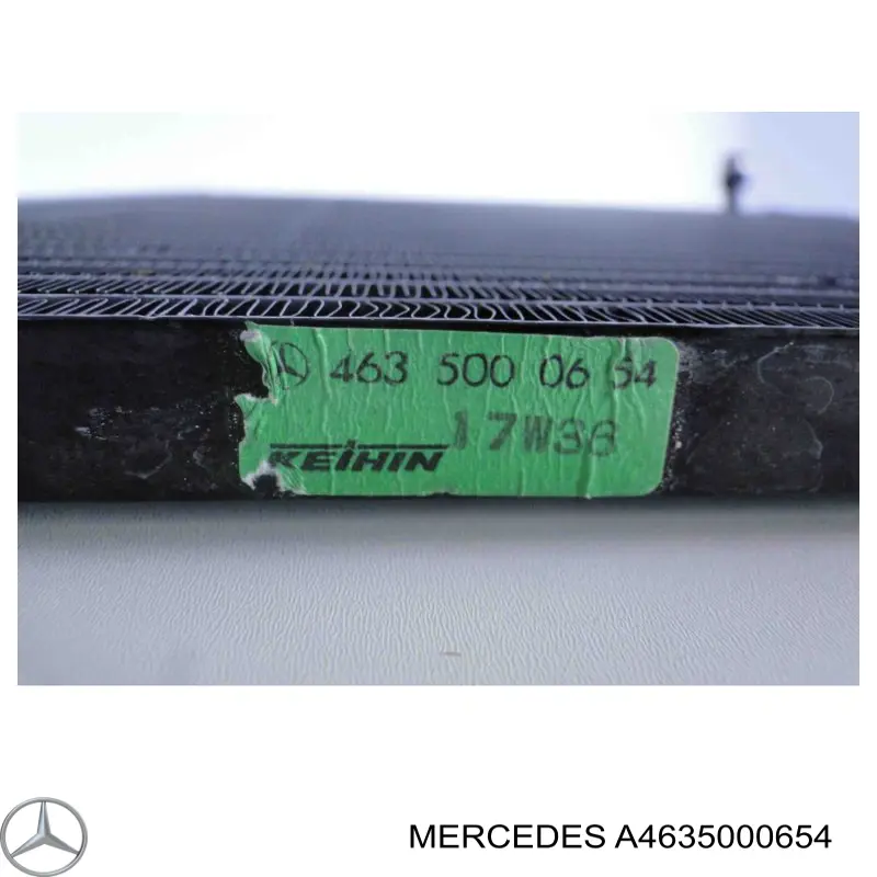 4635000654 Mercedes condensador aire acondicionado