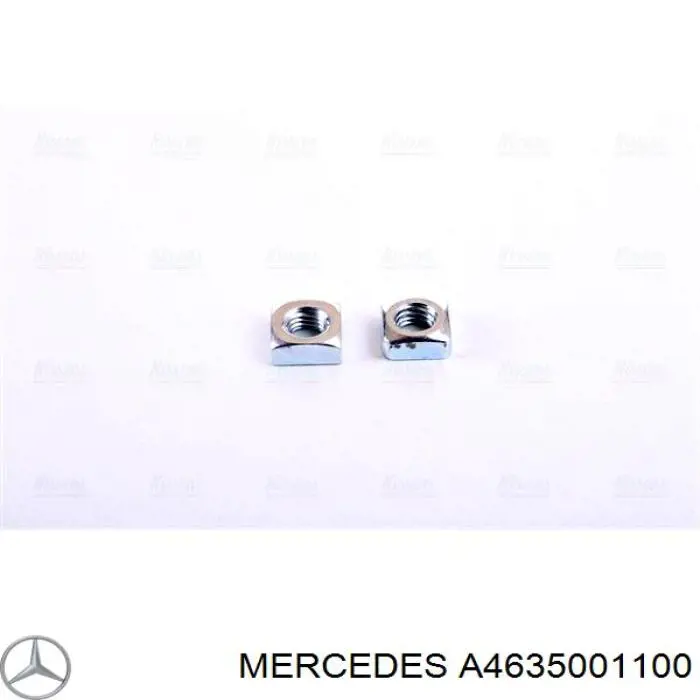 A4635001100 Mercedes radiador refrigeración del motor