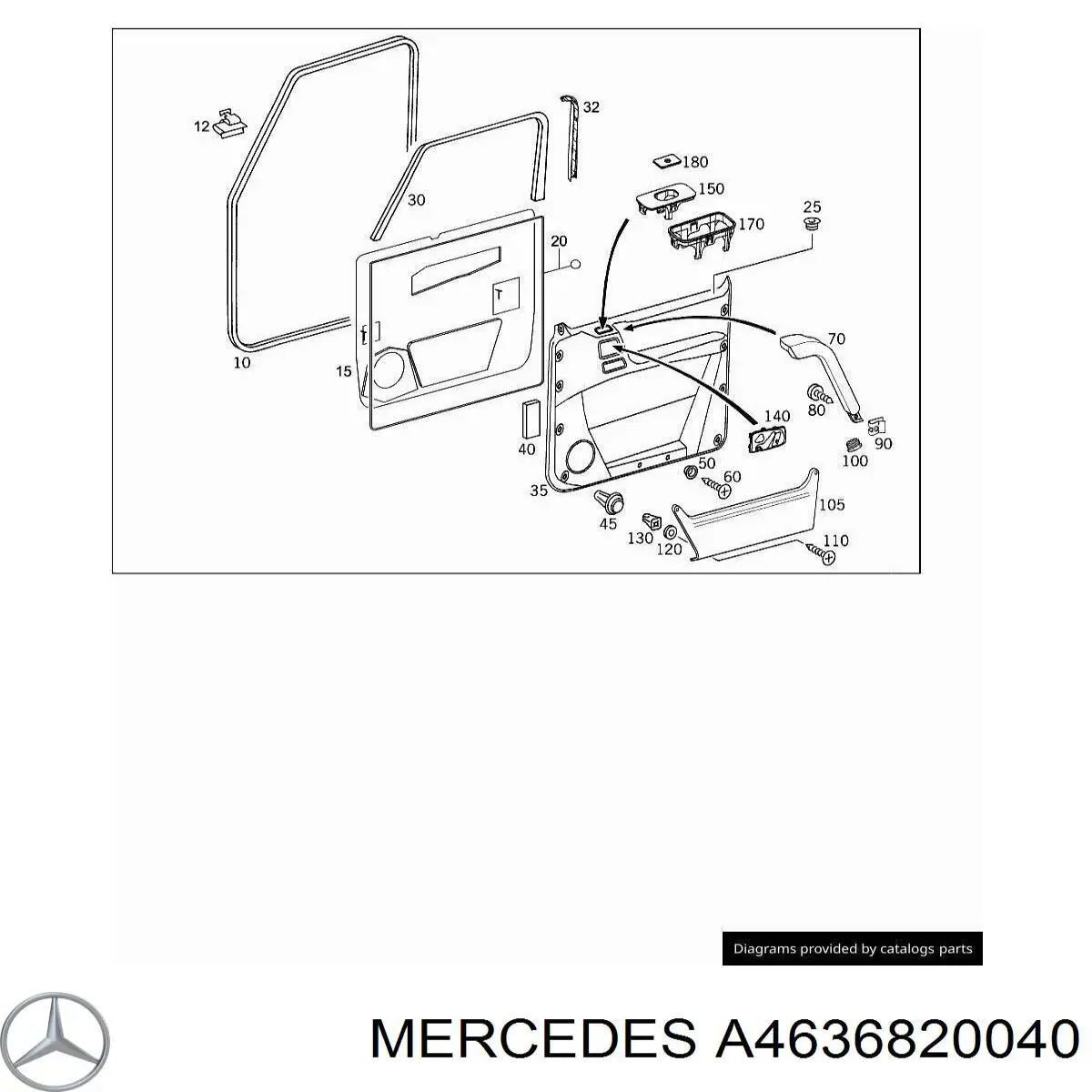  Mercedes A4636820040 precio, desde 20,62 EUR