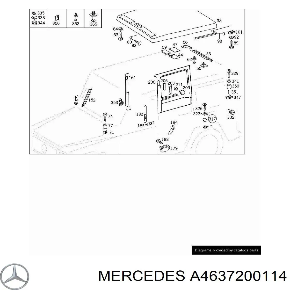  Mercedes A4637200114 precio, desde 22,55 EUR