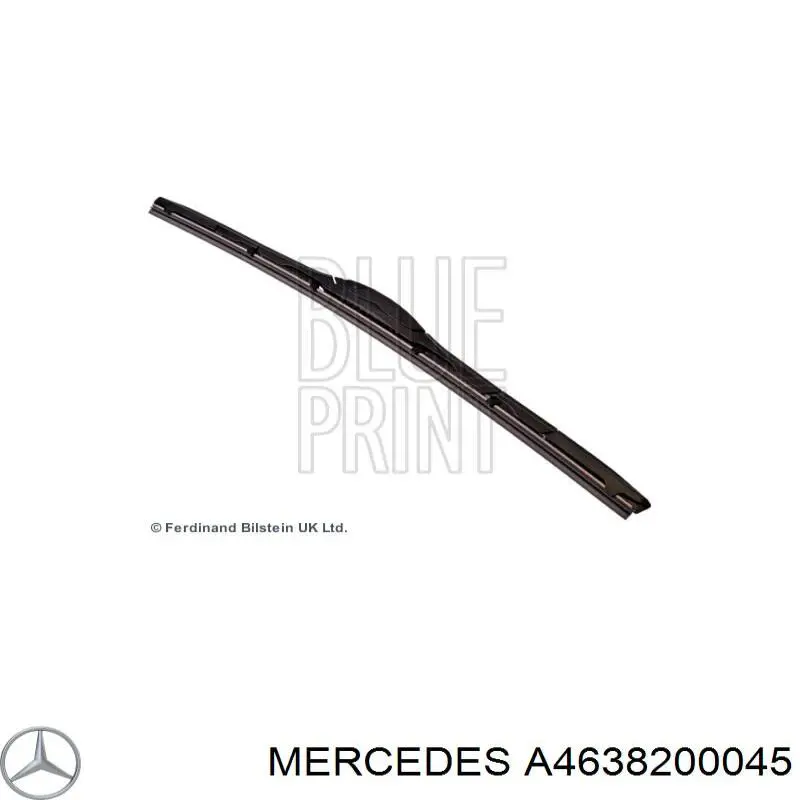 A4638200045 Mercedes juego de limpiaparabrisas de luna delantera, 2 piezas