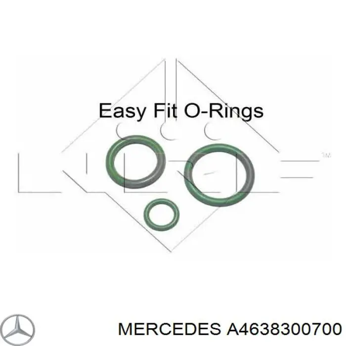 A4638300700 Mercedes evaporador, aire acondicionado