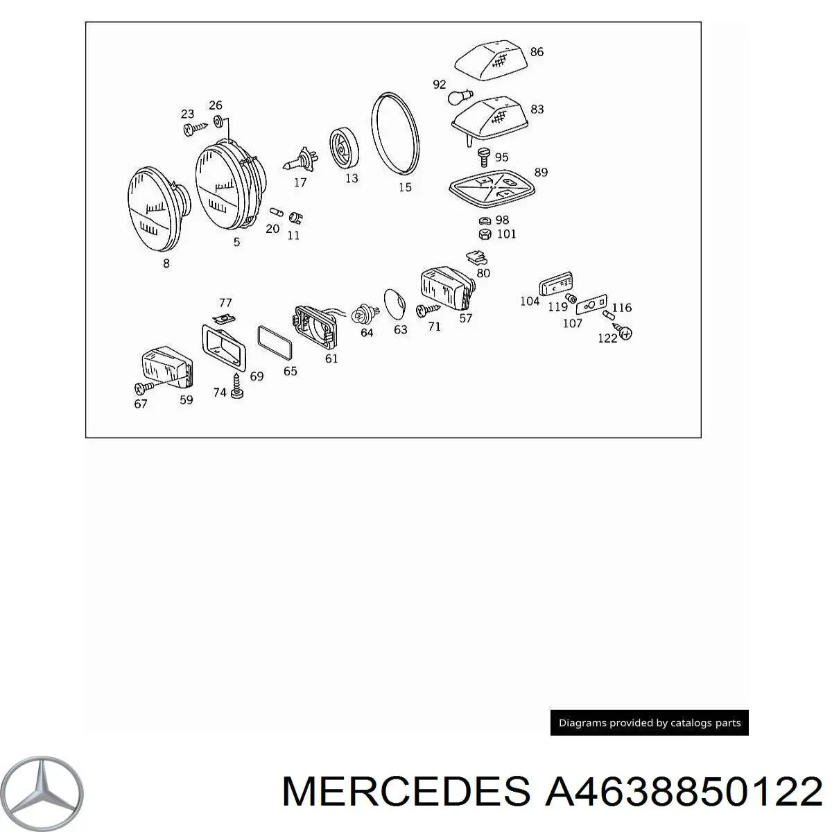 4638850122 Mercedes