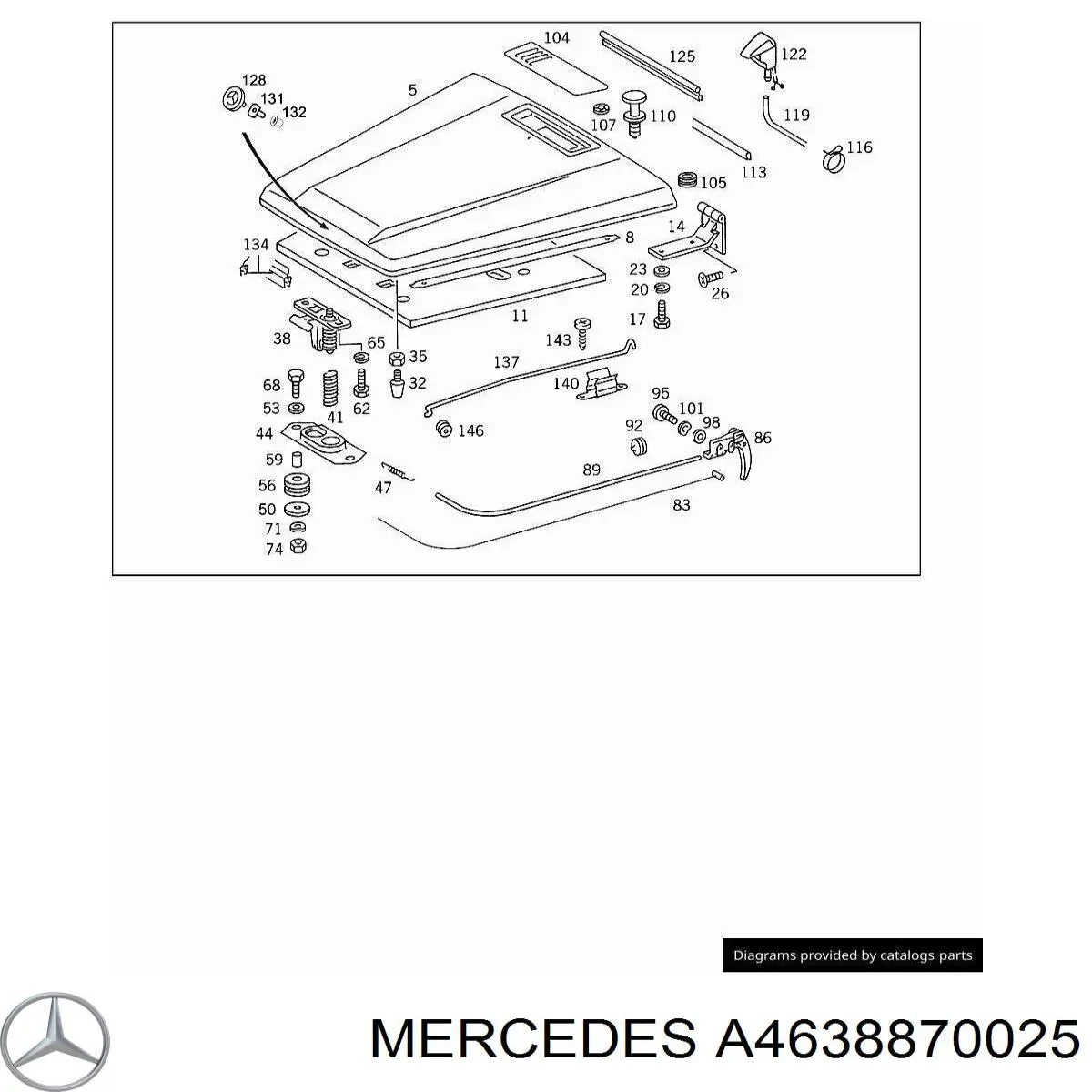  Mercedes A4638870025 precio, desde 117,99 EUR