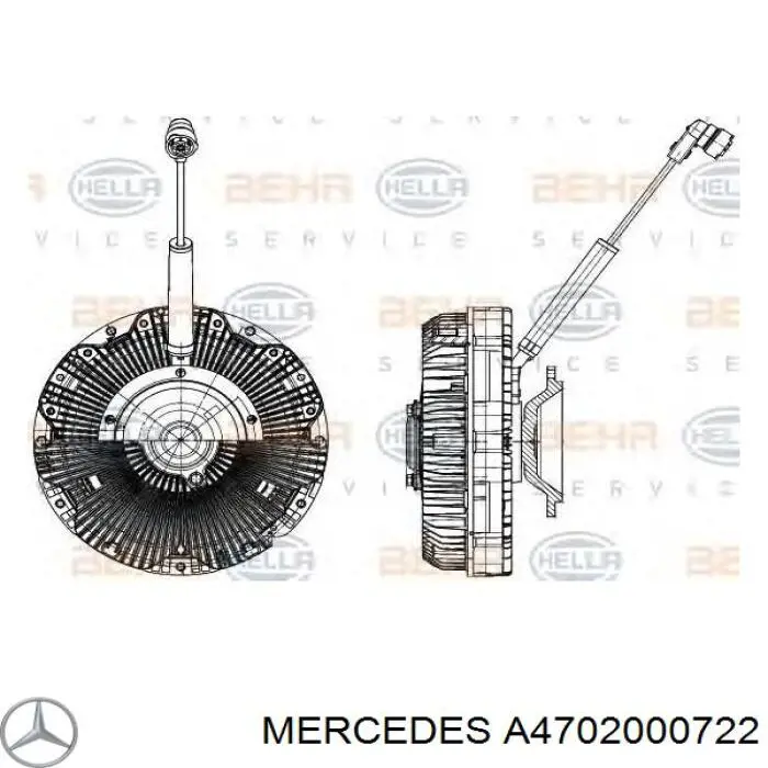 A4702000722 Mercedes Embrague viscoso