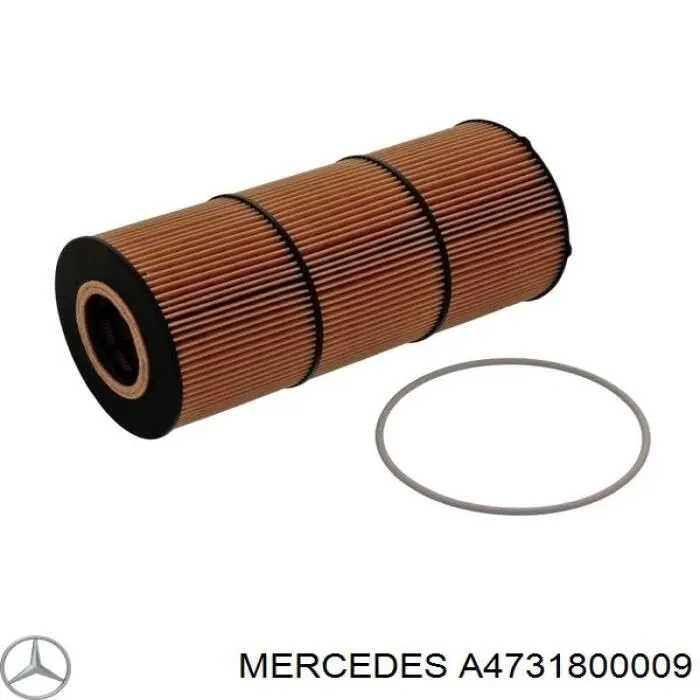 A4731800009 Mercedes filtro de aceite