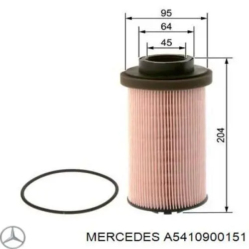 A5410900151 Mercedes filtro combustible