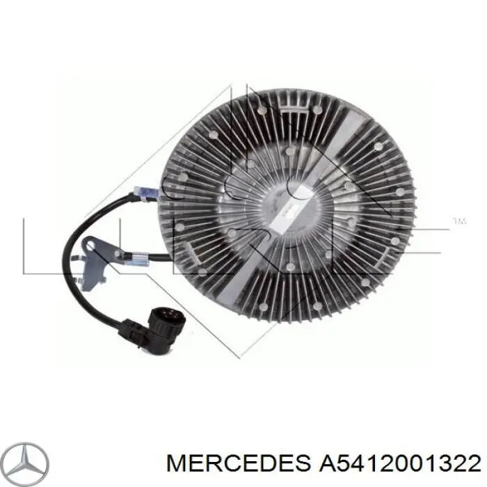 A5412001322 Mercedes embrague, ventilador del radiador