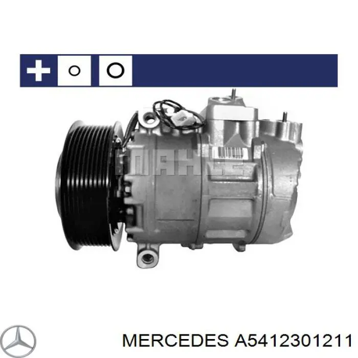 Compresor de aire acondicionado A5412301211 Mercedes
