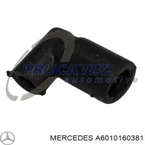 A6010160381 Mercedes manguera tuberia de radiador (gases de escape)