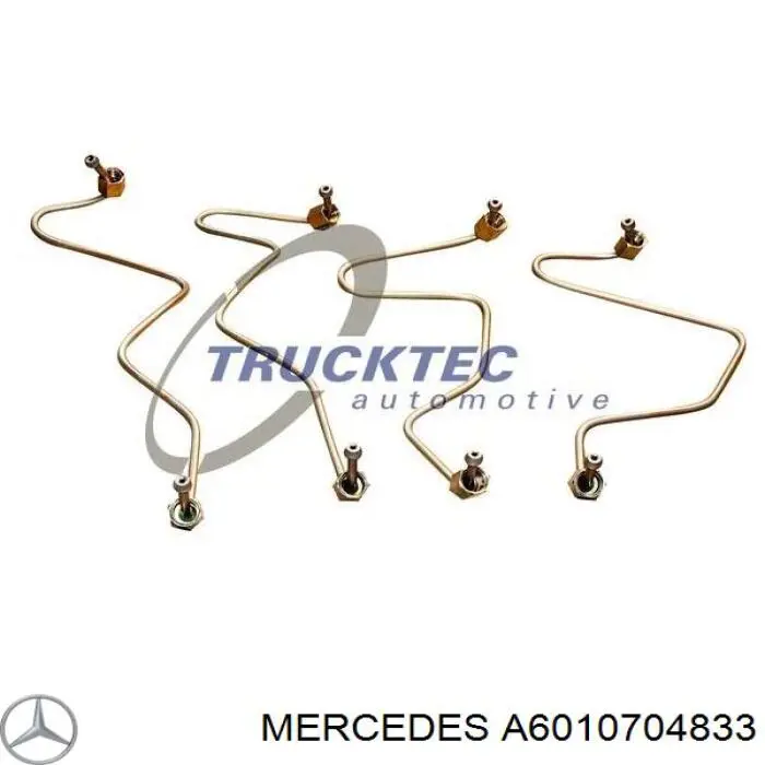 Tubería de combustible, sistema inyección, cilindro 4 Mercedes A6010704833 precio, desde 20,90 EUR