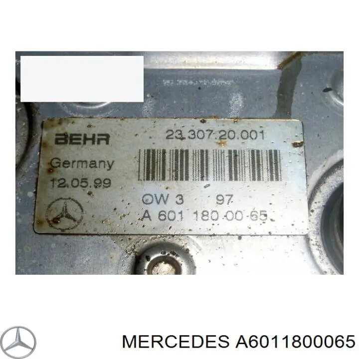 Comprar A6011800065 Mercedes Radiador de aceite