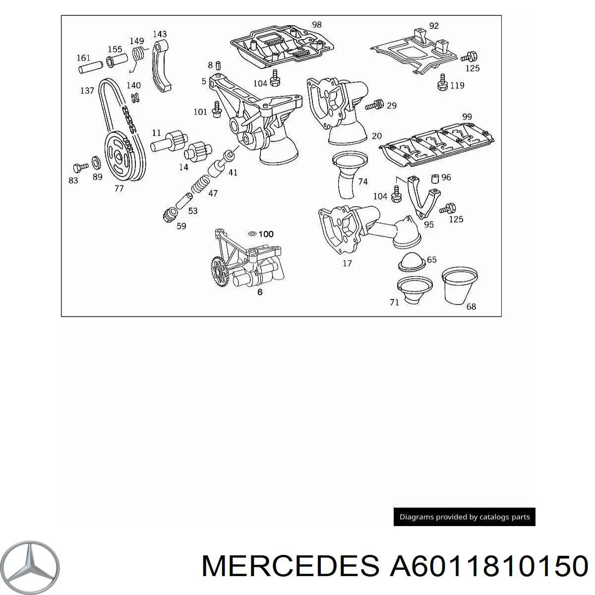  Mercedes A6011810150 precio, desde 14,60 EUR