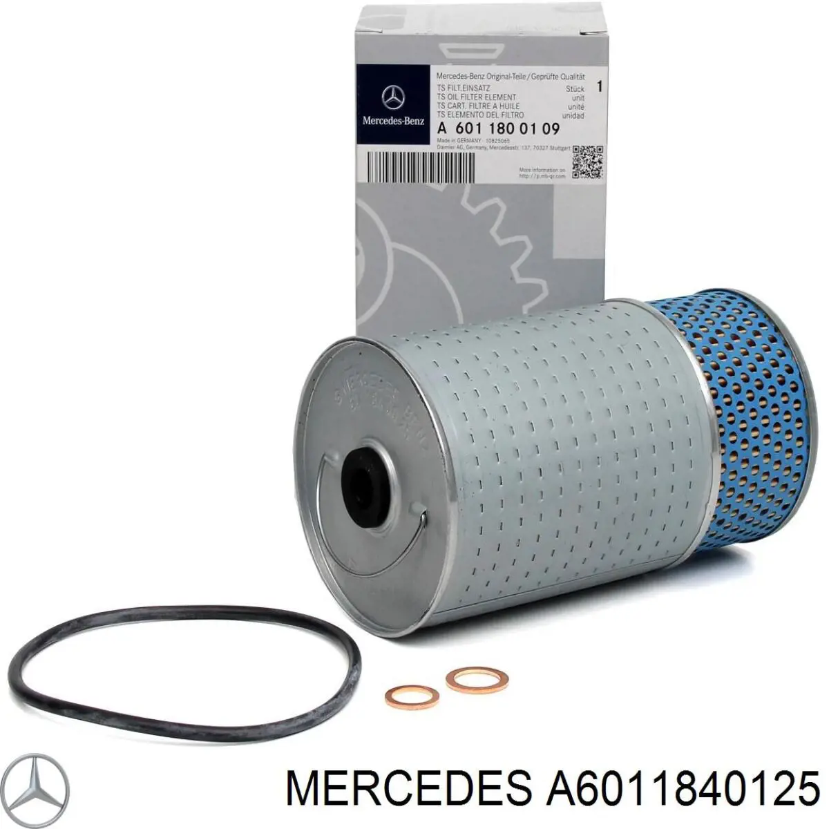 A6011840125 Mercedes filtro de aceite