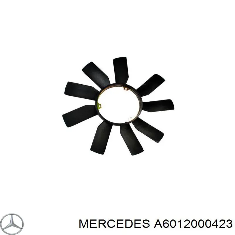 6012000423 Mercedes rodete ventilador, refrigeración de motor