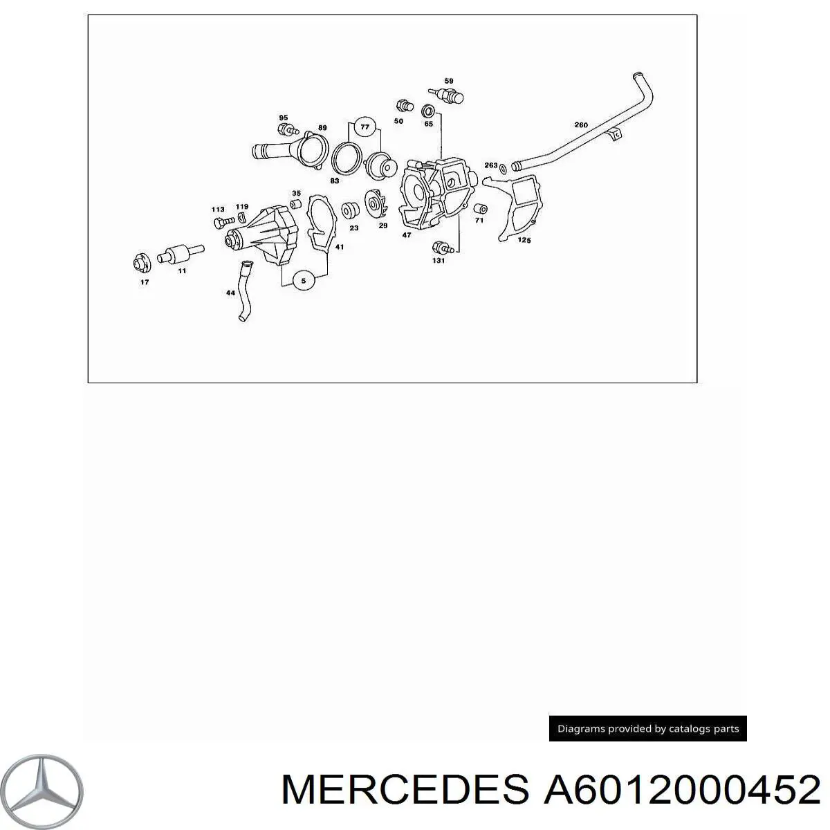 A6012000452 Mercedes