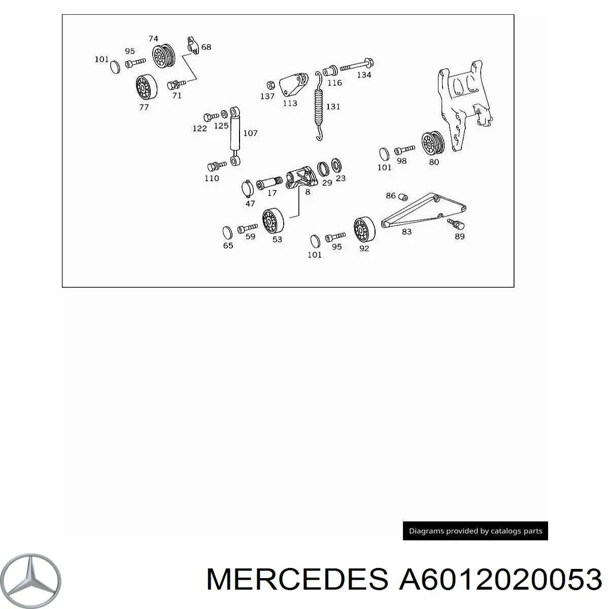  Mercedes A6012020053 precio, desde 14,95 EUR