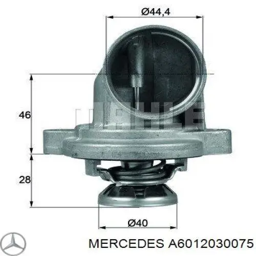 Termostato Mercedes A6012030075 precio, desde 17,78 EUR