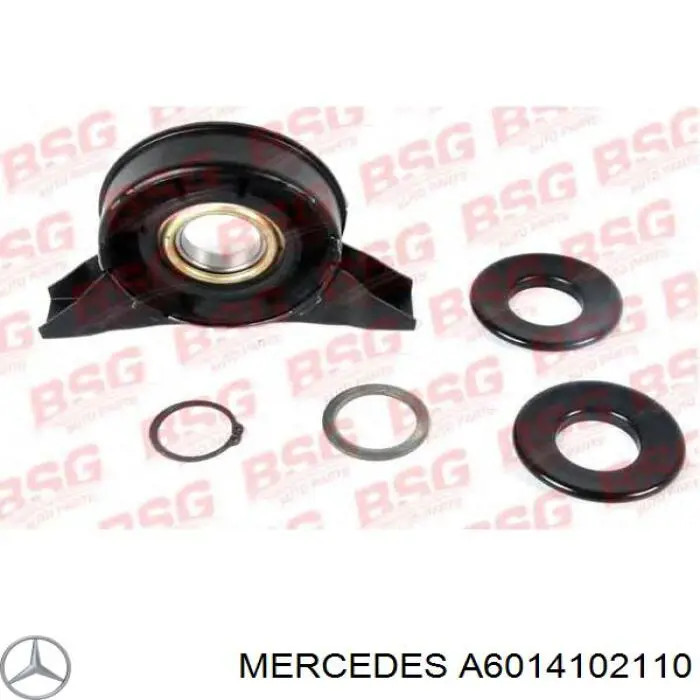 A6014102110 Mercedes suspensión, árbol de transmisión