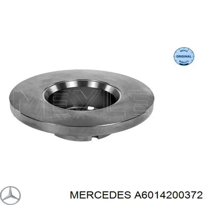 A6014200372 Mercedes disco de freno delantero