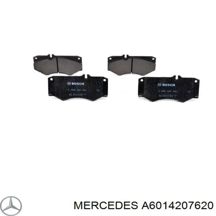 Pastillas freno delanteras Mercedes A6014207620 precio, desde 20,06 EUR