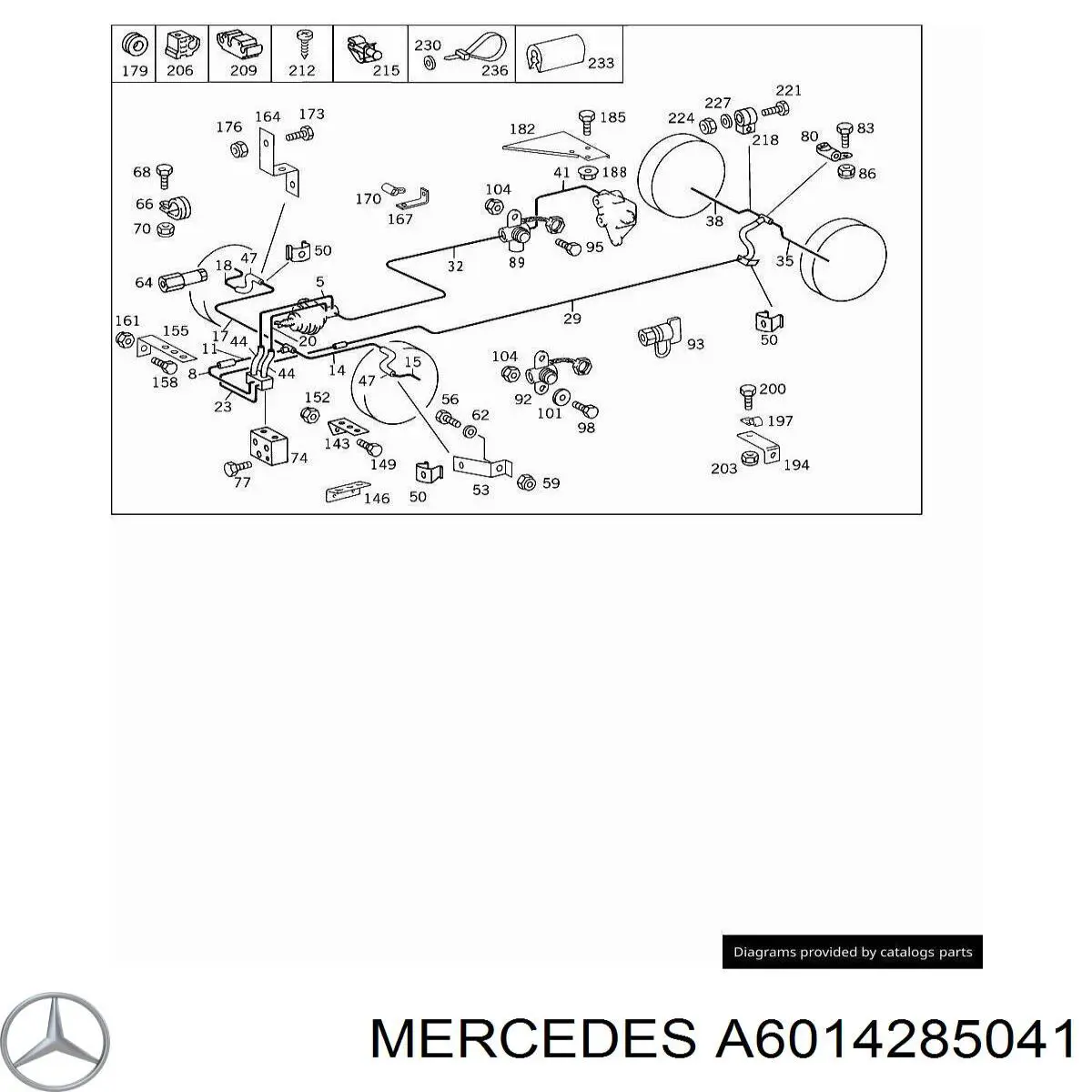 A6014285041 Mercedes 