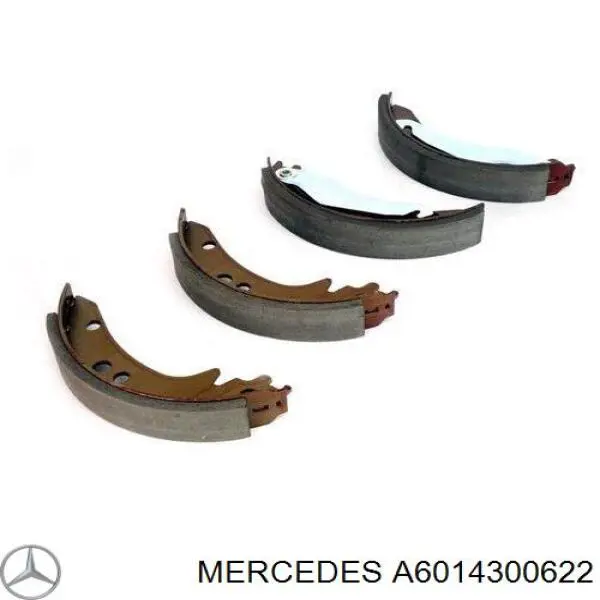 Zapatas de freno de tambor traseras Mercedes A6014300622 precio, desde 25,09 EUR