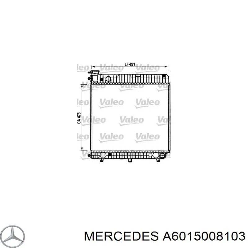 Comprar A6015008103 Mercedes Radiador de auto