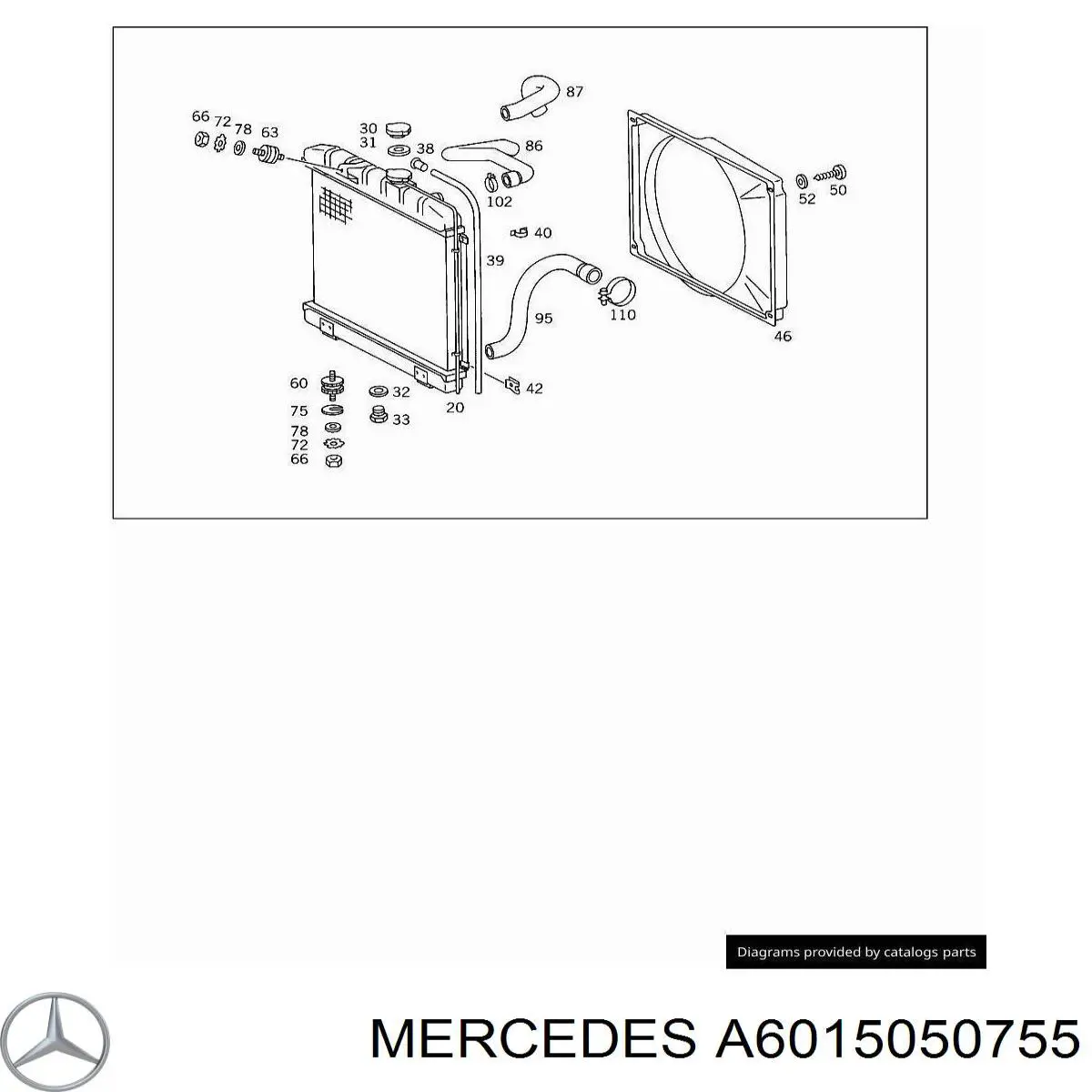 A6015050755 Mercedes