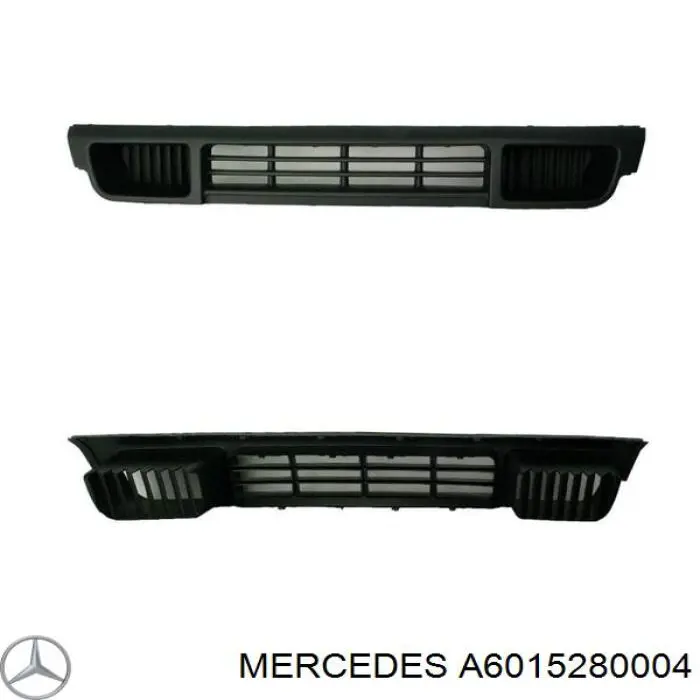 Rejilla del parachoques delantero A6015280004 Mercedes