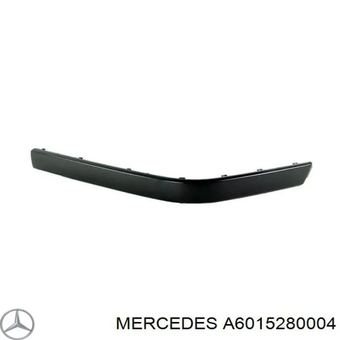 Rejilla de ventilación, paragolpes delantero Mercedes A6015280004
