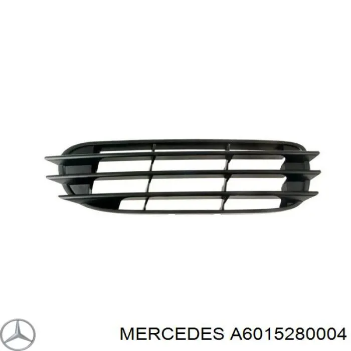 Rejilla del parachoques delantero A6015280004 Mercedes