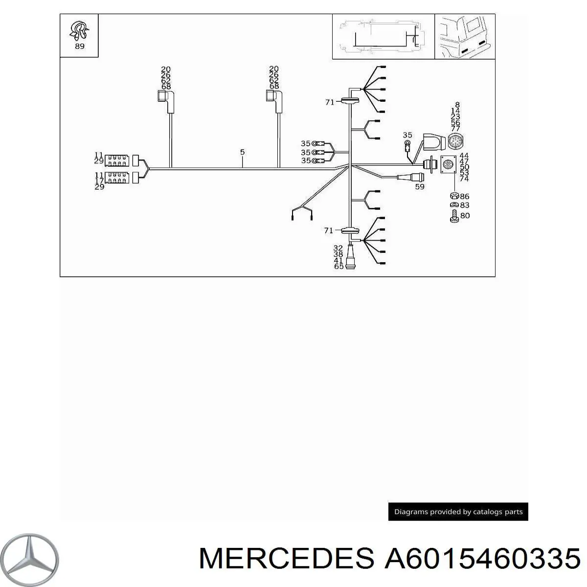  Mercedes A3805460335 precio, desde 3,99 EUR