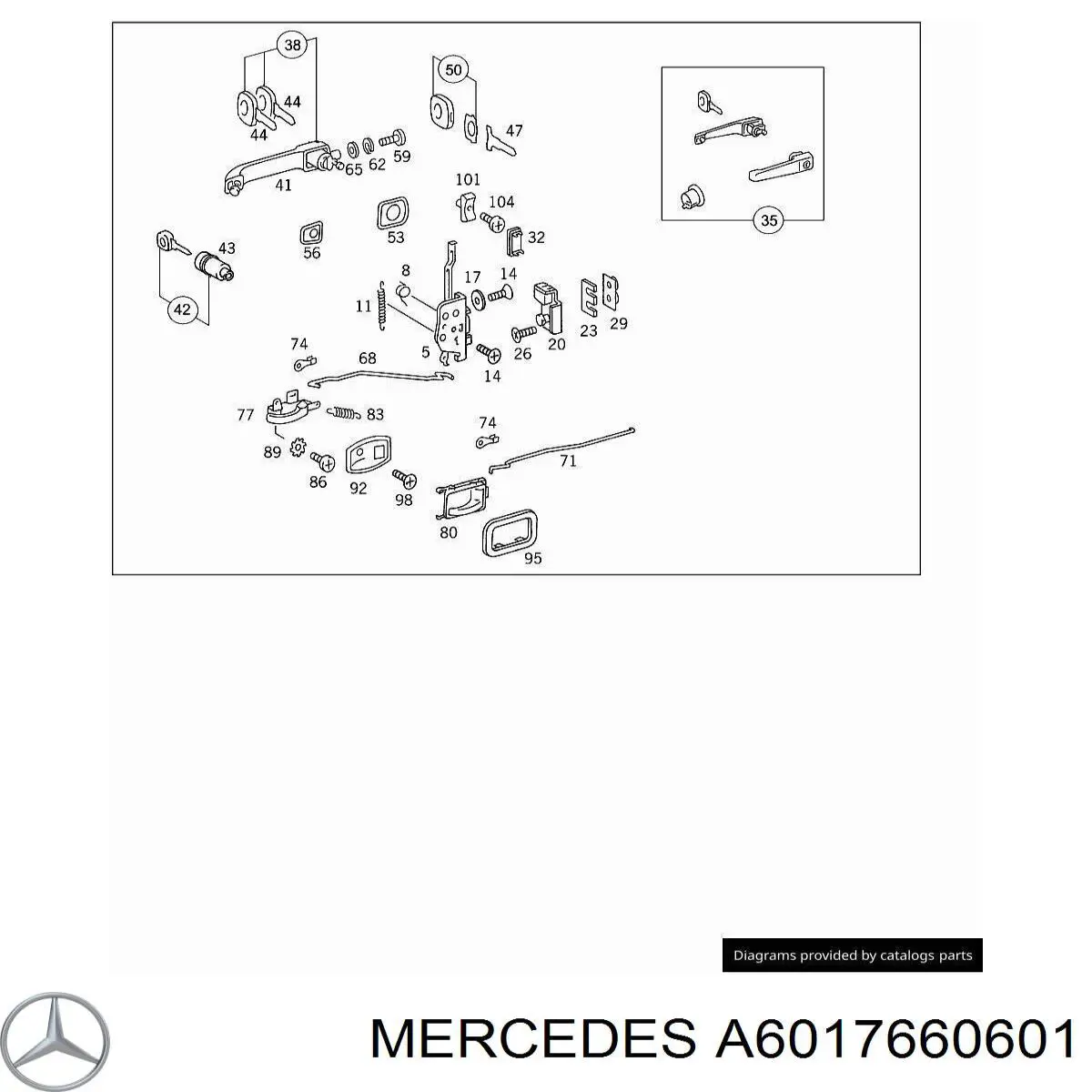 A6017660601 Mercedes 