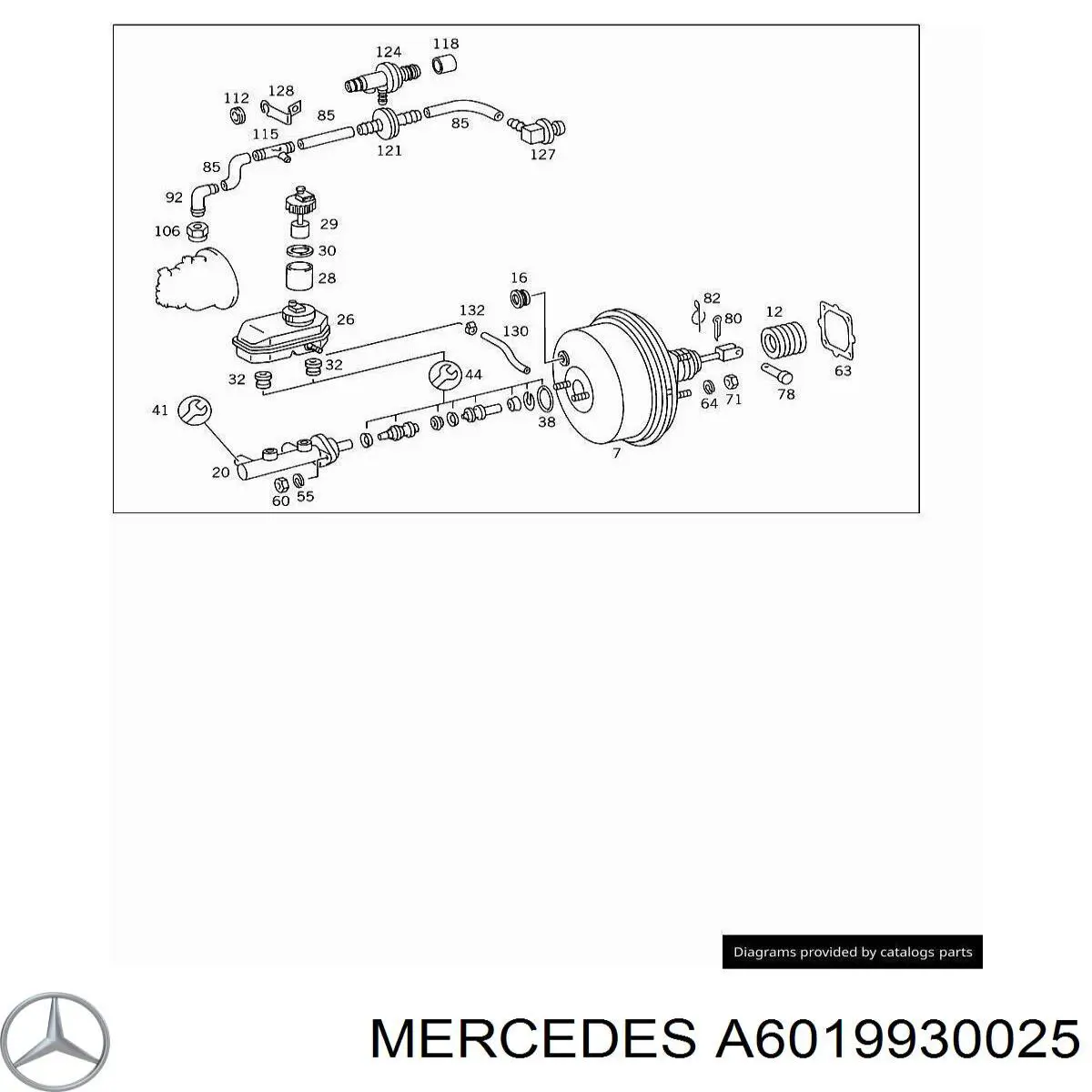  Mercedes A6019930025 precio, desde 8,06 EUR