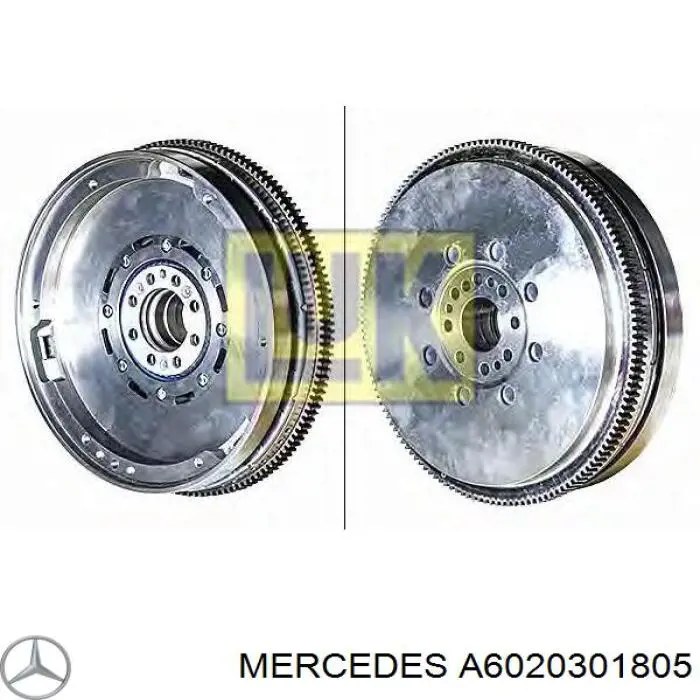 A602030180580 Mercedes volante de motor
